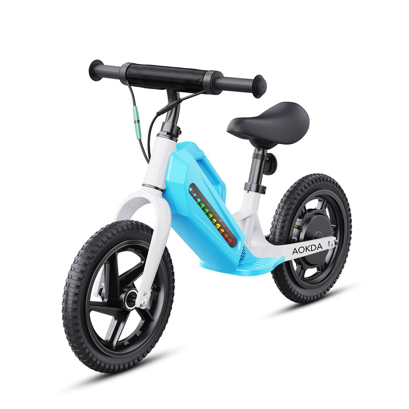 Load image into Gallery viewer, AOKDA_K8_electric_balance_bike_balance_bike_for_kids_3-6_years_old_blue_color