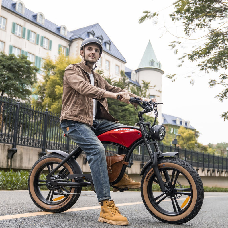 Load image into Gallery viewer, Hidoes® B10 1000W Electric Bike, Fat Tire Cruiser Electric Bike, 48V 13Ah Battery, Long Range 40 Miles