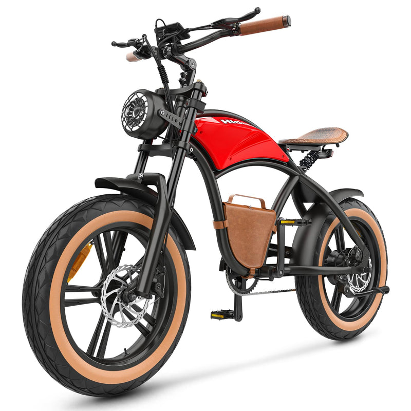 Load image into Gallery viewer, Hidoes® B10 1000W Electric Bike, Fat Tire Cruiser Electric Bike, 48V 13Ah Battery, Long Range 40 Miles