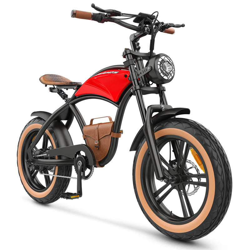 Load image into Gallery viewer, Hidoes® B10 1000W Electric Bike, Fat Tire Cruiser Electric Bike, 48V 13Ah Battery, Long Range 40 Miles