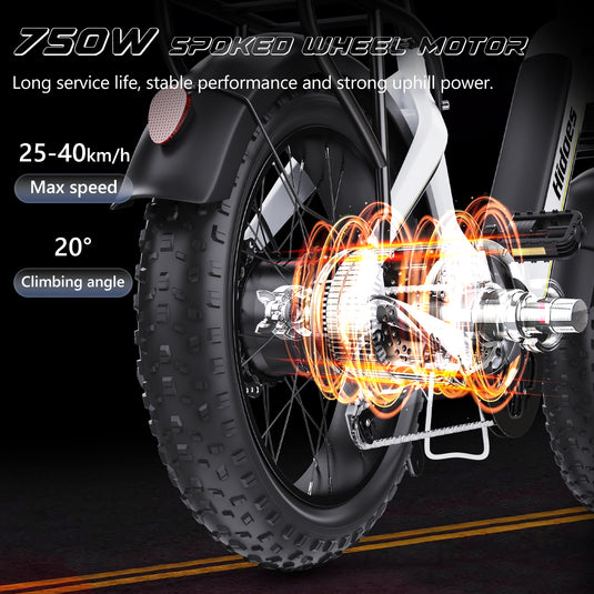 Moteur puissant de 750 W : des performances inégalées sur tous les terrains