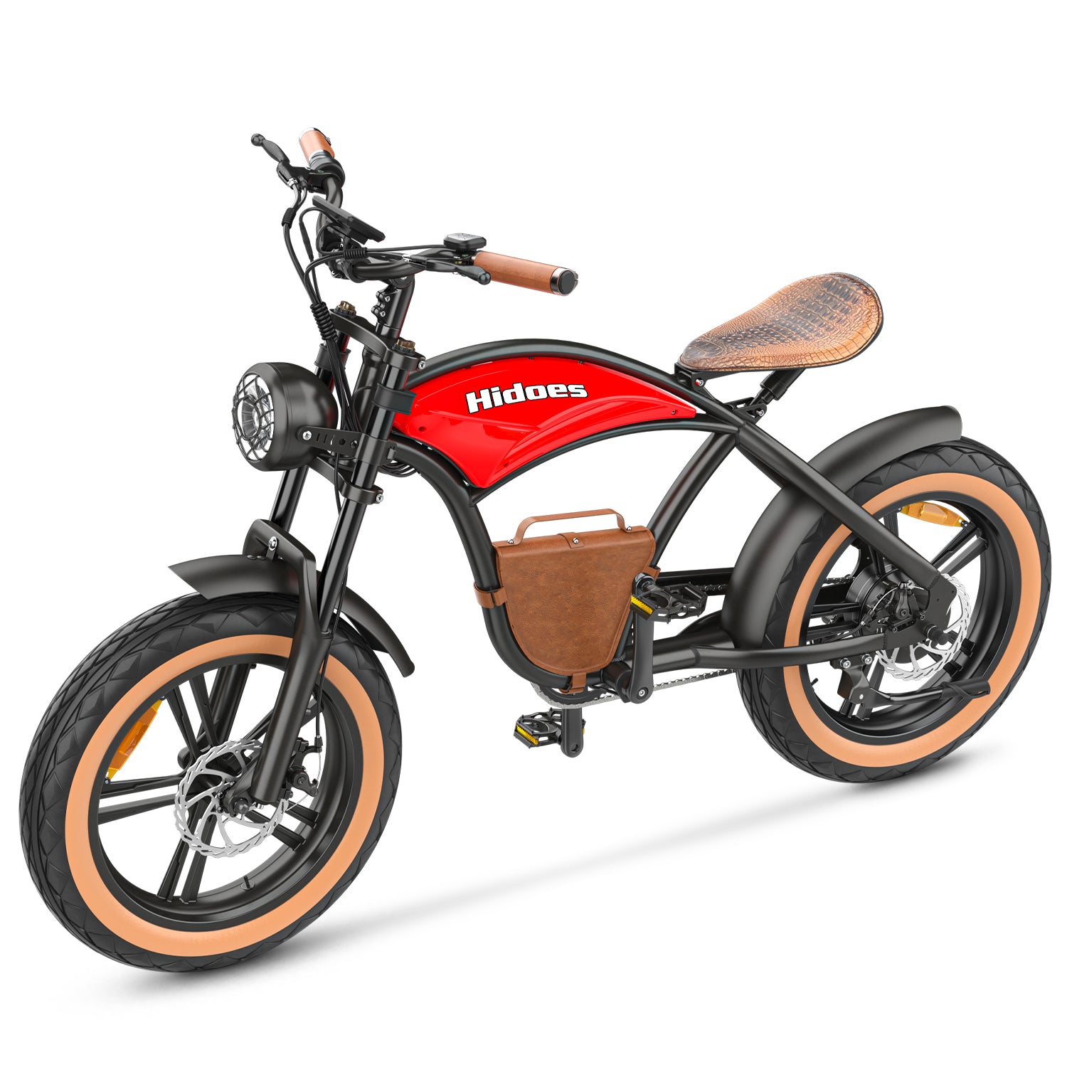 Hidoes® B10 1000W Electric Bike, Fat Tire Cruiser Electric Bike, 48V 13Ah Battery, Long Range 40 Miles