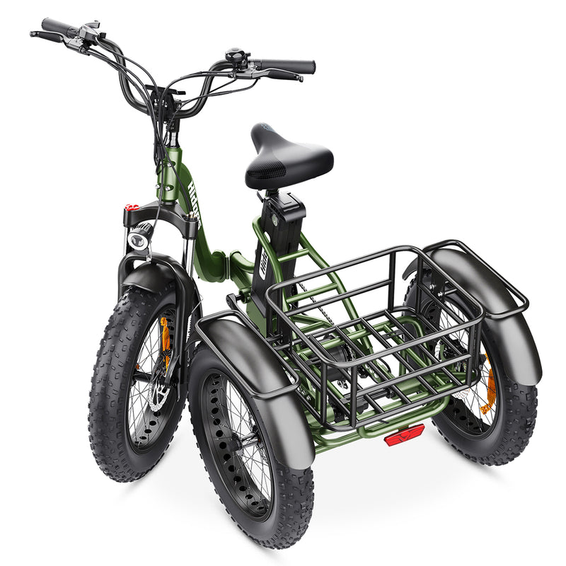 Laden Sie das Bild in Galerie -Viewer, Hidoes ET1 electric tricycle, 3 wheels electric bike for adults
