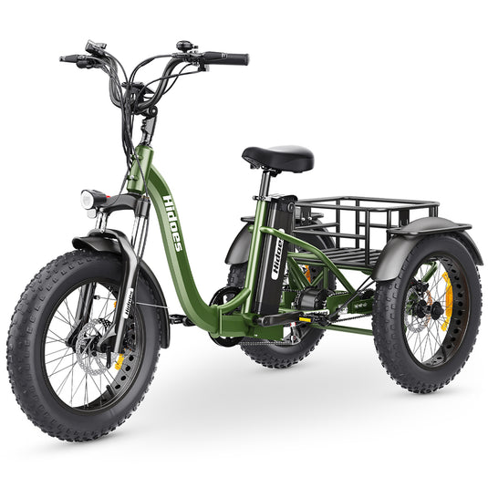 Hidoes ET1 electric tricycle, 3 wheels electric bike for adults