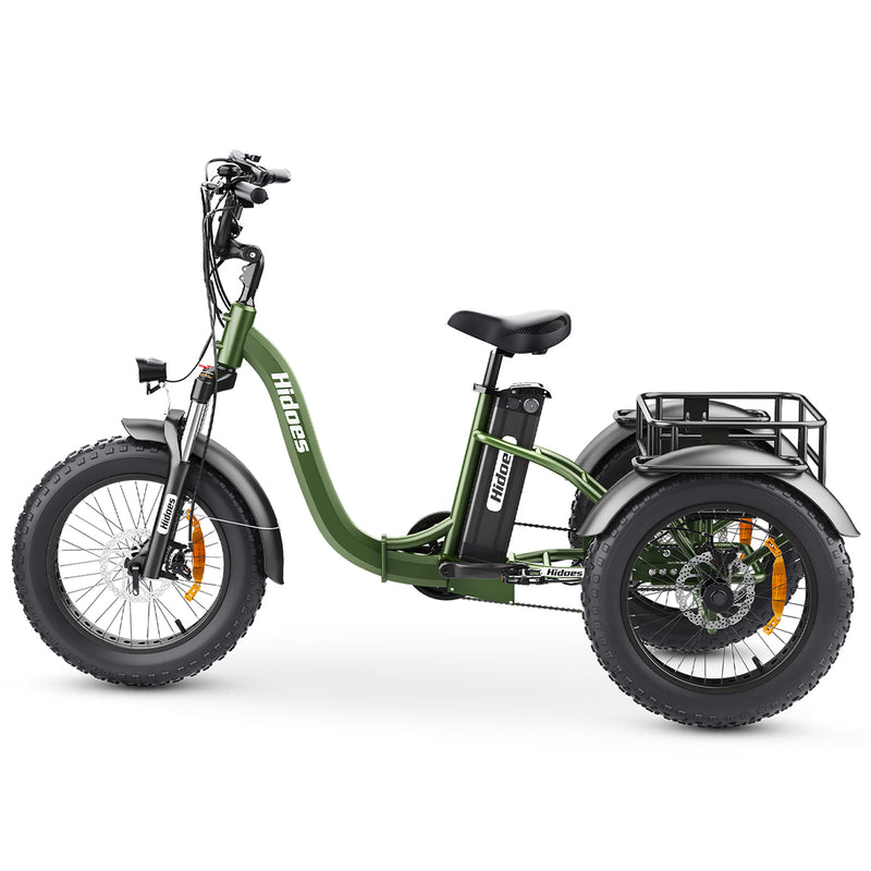 Chargez l&#39;image dans la visionneuse de la galerie, Hidoes ET1 electric tricycle, 3 wheels electric bike for adults
