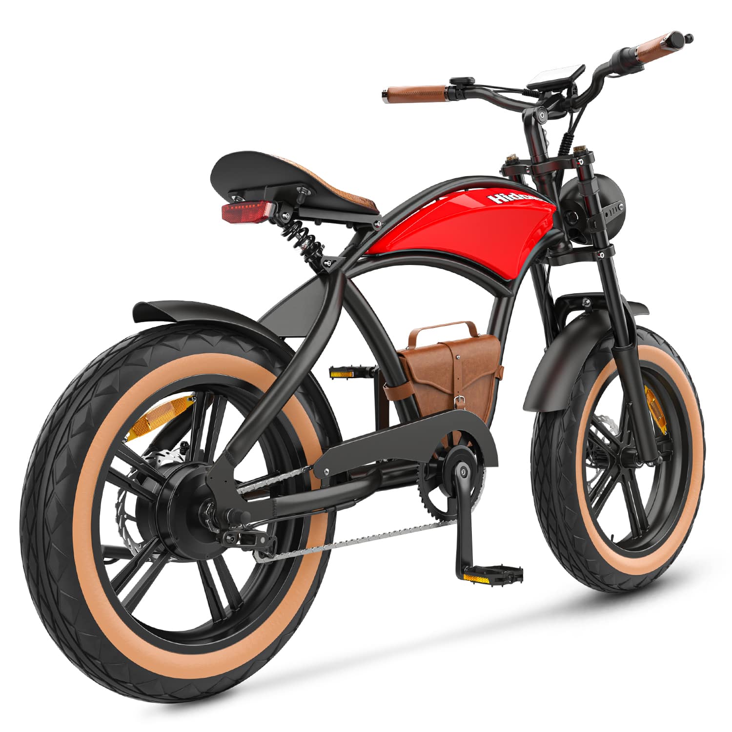 Hidoes® B10 1000W Electric Bike, Fat Tire Cruiser Electric Bike, 48V 13Ah Battery, Long Range 40 Miles