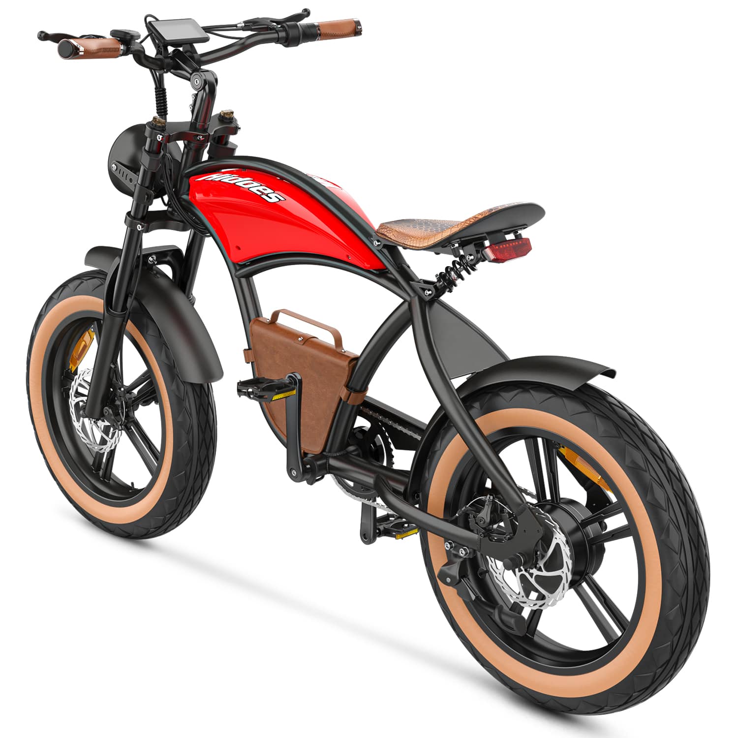 Hidoes® B10 1000W Electric Bike, Fat Tire Cruiser Electric Bike, 48V 13Ah Battery, Long Range 40 Miles