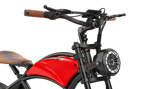 Hidoes B10 fat tire electric bike with oversized LED headlight