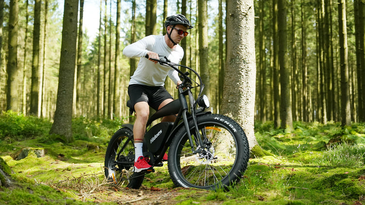 Hidoes B3 fat tire electric bike in the forest