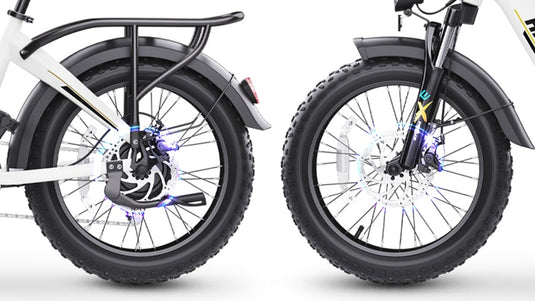 Safety Electric Bike with Dual Disc Brake