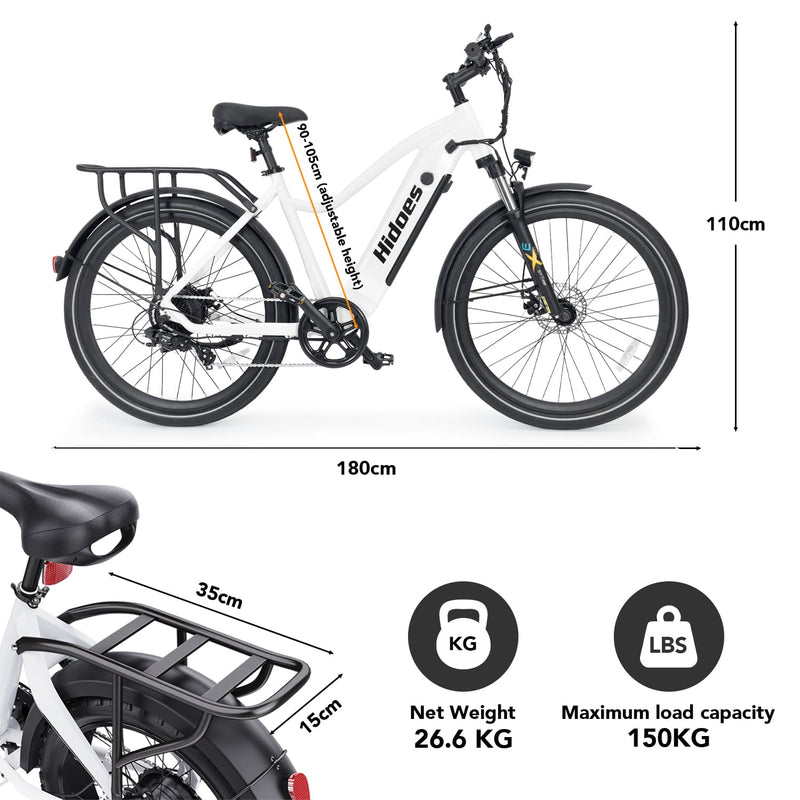 Load image into Gallery viewer, Hidoes BN1 Commuter Electric Bike for adults
