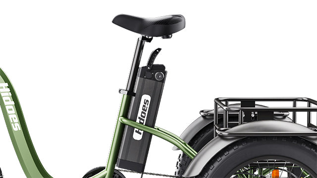 Hidoes ET1 electric tricycle with removeable battery