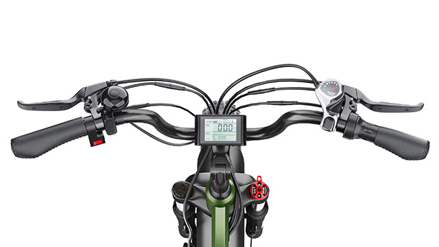 Hidoes ET1 3 wheel ebike with LCD display